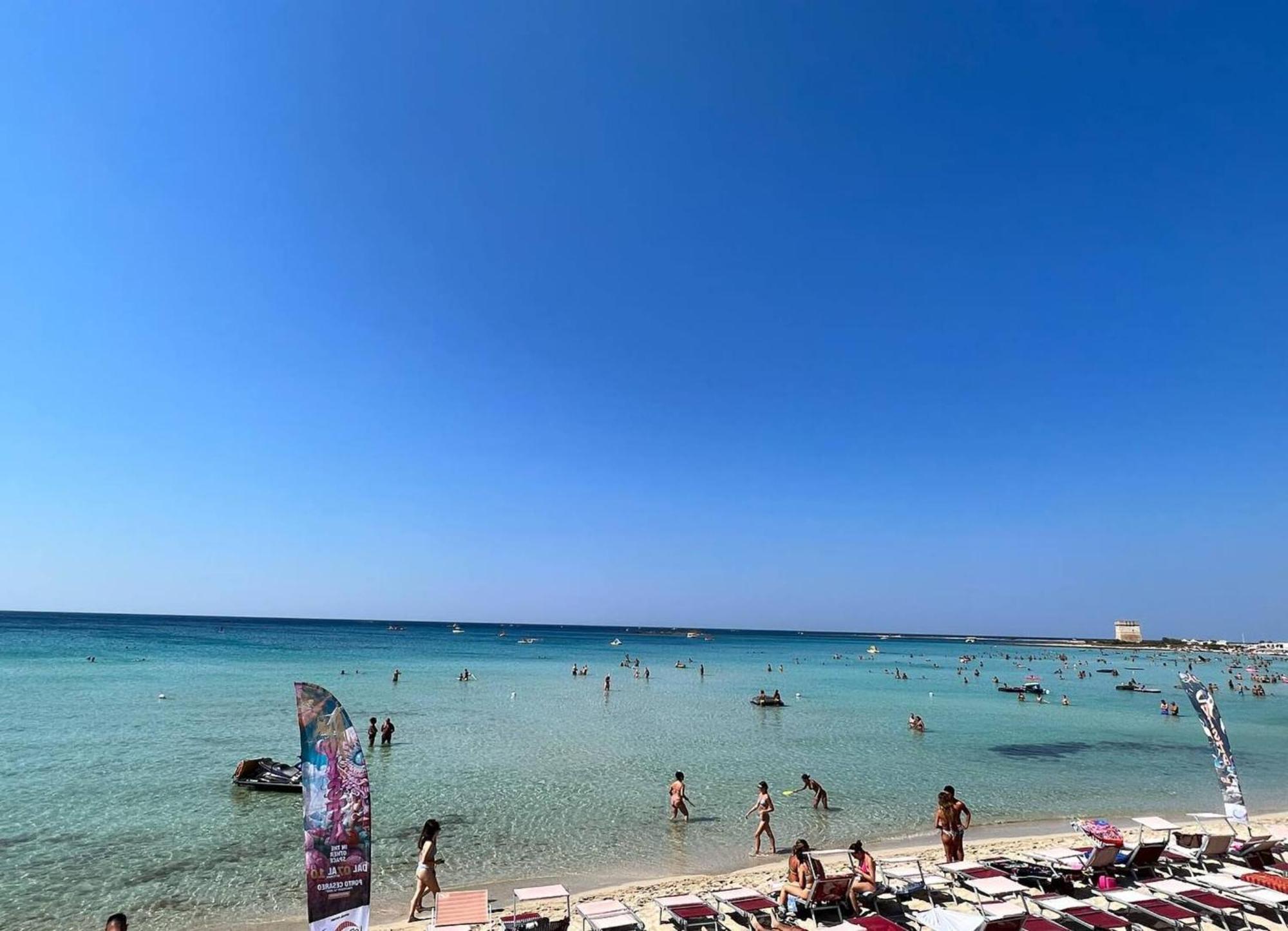 The Blue Panoramic Penthouse Villa Porto Cesareo Luaran gambar