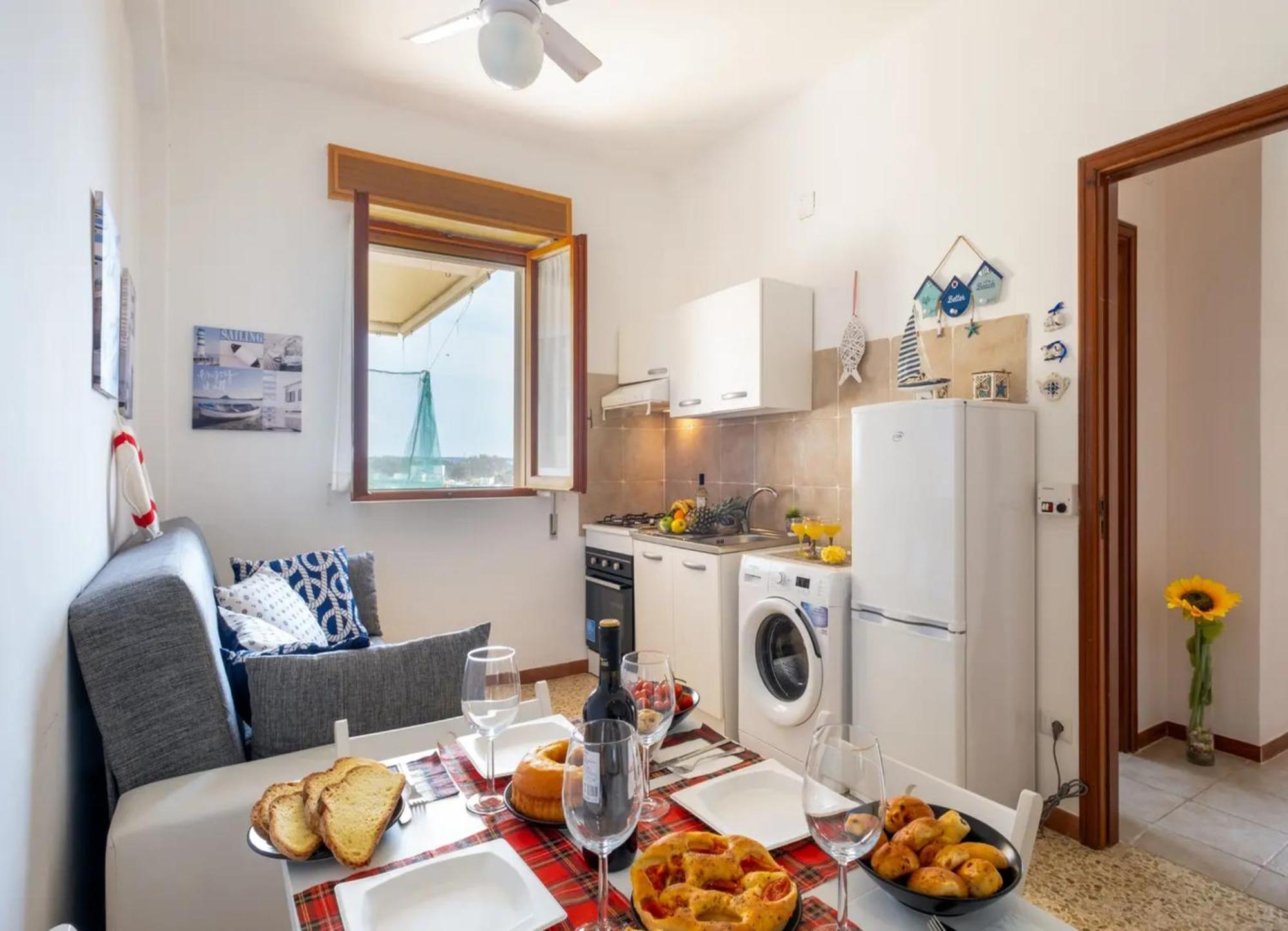 The Blue Panoramic Penthouse Villa Porto Cesareo Luaran gambar