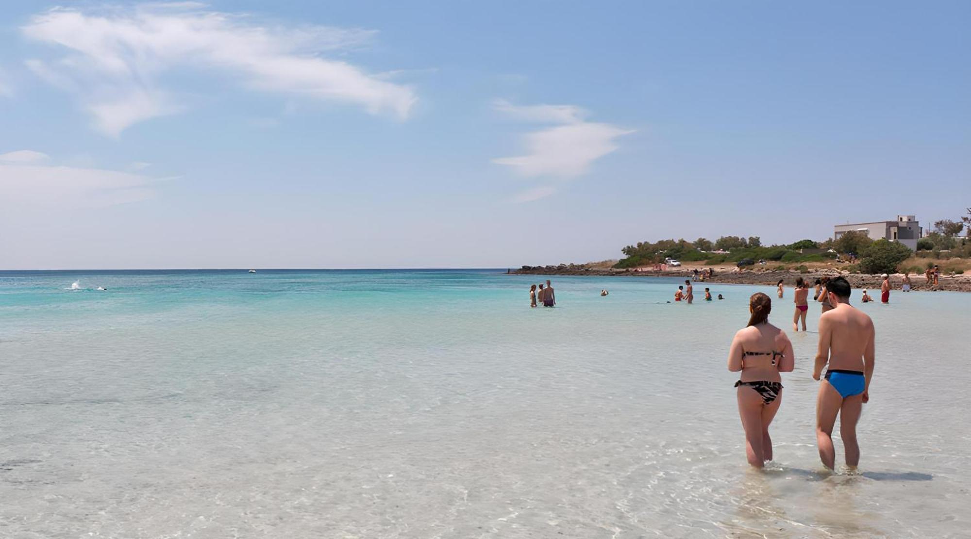The Blue Panoramic Penthouse Villa Porto Cesareo Luaran gambar