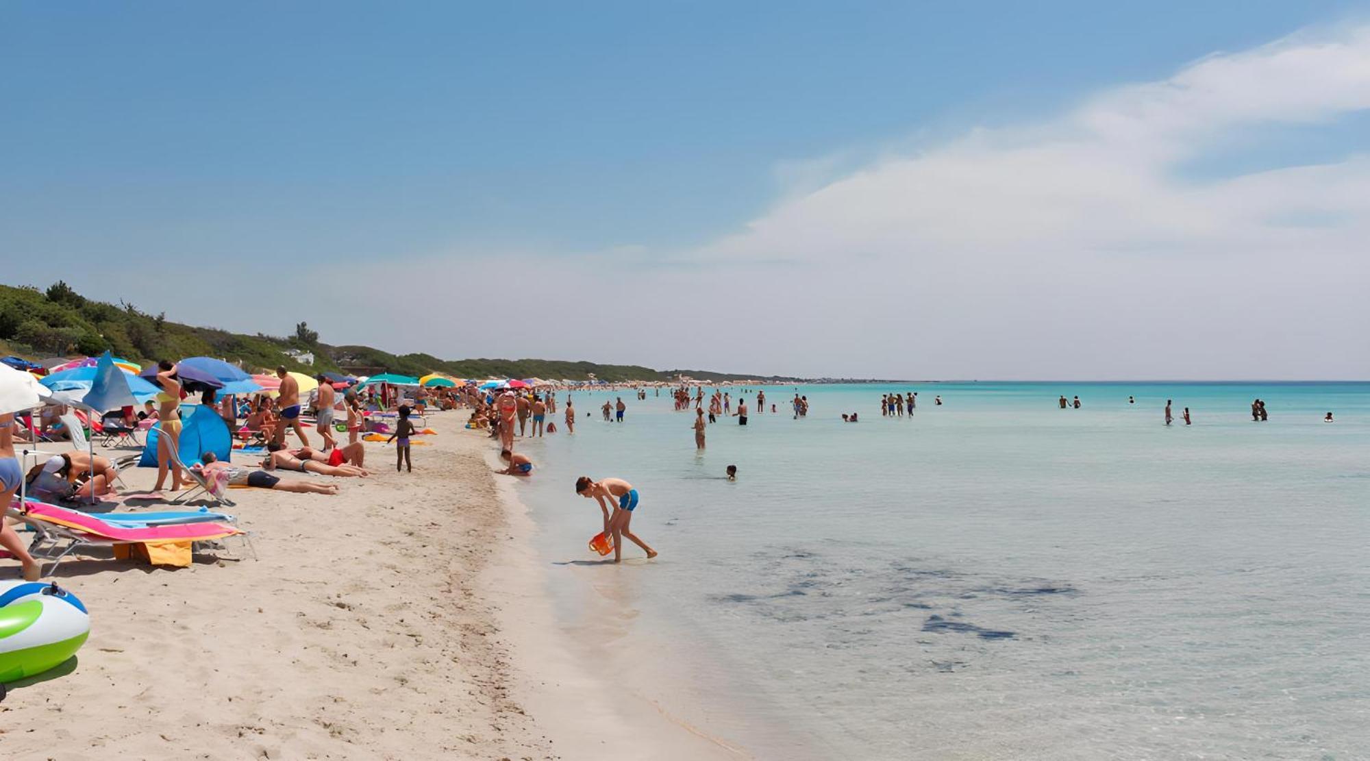 The Blue Panoramic Penthouse Villa Porto Cesareo Luaran gambar